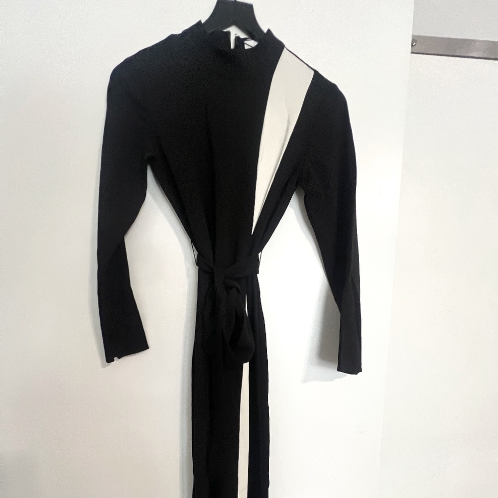 Reiss. Black and white dress.